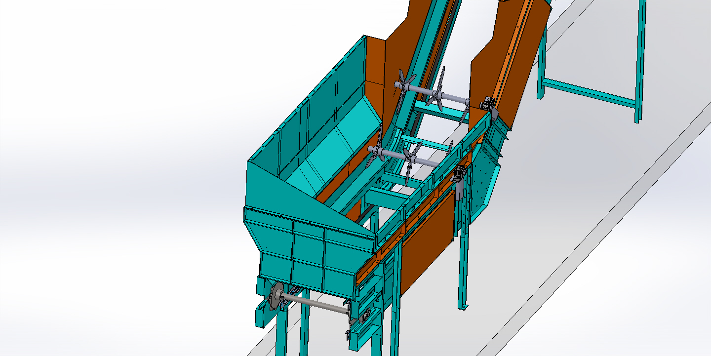 45度18m运输链式输送机